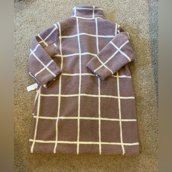 🔥SALE🔥 JESSICA SIMPSON | Windowpane Sherpa
Teddy Coat Dusty Pink Size 3X - Picture 8 of 8